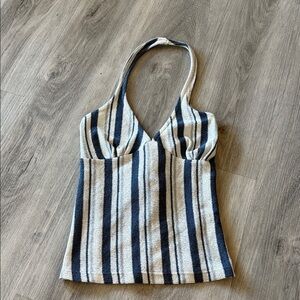 Pull&Bear Striped Tye up Camisole size medium